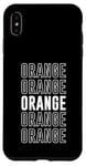 Coque pour iPhone XS Max Orange