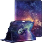 Coque Pour Ipad 10ème Génération 2022 10.9 Pouces - [Rangement De Stylet] Housse Rotative À 360° Étui Veille/Réveil Automatique Protection Ipad 10 2022, Galaxie.[F768]