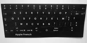 Stickers clavier Azerty Macbook Air 11 et 13 macbook 13", 15" 17" Rétina 13 15"