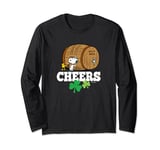 Peanuts - St.Patricks - Cheers To Root Beer Long Sleeve T-Shirt