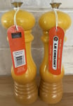 Le Creuset Salt & Pepper Mill Grinder Set Hardened Ceramic Yellow Nectar 21cm