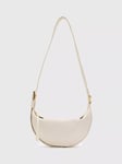 AllSaints Half Moon Leather Crossbody Bag