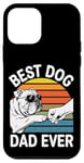 Coque pour iPhone 12 mini Père bouledogue anglais, meilleur père de chien, fête des pères, hommes