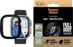 Panzerglass Pg Scrn Snap Fb Watch Ultra 2024 Black, Transparent, Apple, Apple - Watch Ultra 2, Polyetentereftalat (Pet), Reptålig, Stöttålig, Helt Självhäftande