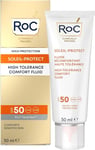 RoC - Soleil-Protect High Tolerance Comfort Fluid SPF 50 - UVA/B Protection - -