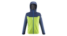 Veste impermeable millet kamet light gore tex bleu vert