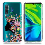 Deco Xiaomi Mi CC9 Pro / Xiaomi Mi Note 10 skal - Blommig Flicka