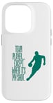 Coque pour iPhone 14 Pro Crossovers & Laughs - Le maillot de basket-ball amusant ultime