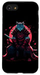 iPhone SE (2020) / 7 / 8 Cat Samurai Ninja Cat Samurai Art Ukiyo-e Case