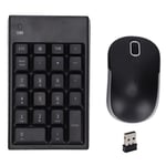 Ensemble souris et Pavé numérique MC‑61CB USB sans fil 2.4G Noir