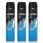 Lynx Mens XXL Ice Chill 48-Hour High Definition Fragrance Body Spray Deo, 3x250ml - NA - One Size