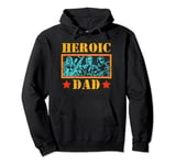 G.I. Joe Fête des Pères Heroic Dad Vintage Army Stamp Logo Sweat à Capuche