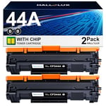 HALLOLUX CF244A 44A Black Toner Cartridges Replacement for HP CF244A 44A Compatible with LaserJet Pro M15w M15a MFP M28w M28a Multifunctional printer (Black, 2-Pack)