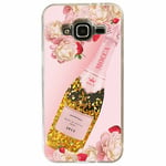 COQUE MOCCA LIQUID PAILLETTES OR CHAMPAGNE POUR SAMSUNG GALAXY J3 2016 J320 ROSE