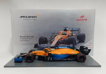 Modèle Auto Die Cast 1:18 Spark Mclaren F1 Ricciardo Bahreïn 2021 Modélisme