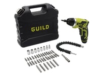 GUILD Guild Fast Charge Screwdriver & 45 Piece Accessories - 3.6V