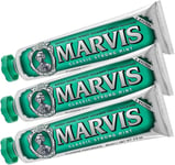 Marvis Toothpaste Classic Strong Mint 85ml, 3er Pack (3 x 85ml) 