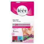 Veet Easy-Gel Wax Stripes Armhåla Normal Skin 16st