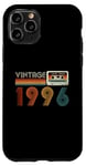 Coque pour iPhone 11 Pro Vintage 1996 Bande cassette rétro anniversaire 28 ans