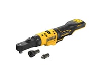 Dewalt Spärrnyckel 12V Med Adaptrar 1/4" 3/8" 1/2" Sexkant 1/4" Dcf500n