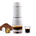 "Cafelffe Portable Coffee Machine: Hot/Cold Water Espresso Maker for Home/Travel