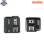 UK Godox Wireless TTL 2.4G X2T-S Transmitter with X1R-S receiver Set for Sony