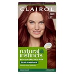 Clairol Natural Instincts Semi-Permanent No Ammonia Hair Dye, 6RR Light Red