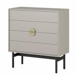 Selsey Stoon Commode, Engineered Wood, Taupe (Gris-Beige), 85 cm Largeur