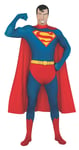 Rubie's 880520M Superman Costume Superman Full-Body Stretch Costume, Medium, Men