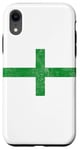 Coque pour iPhone XR Drapeau Croix de l'Ordre de Saint Laurier