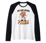 After the transfer, we are eating fries IVF Raglan Baseball Tee