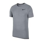 Nike M NK BRT Top SS Hpr Dry T- T-shirt Homme Dk Grey Heather - Noir FR : 2XL (Taille Fabricant : 2XL)