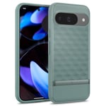 Caseology Parallax for Google Pixel 9 / Google Pixel 9 Pro Case, [Military Grade Drop Protection] Ergonomic 3D Hexa Cube Case Cover for Google Pixel 9 / Pixel 9 Pro - Sage Green