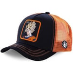 Casquette Capslab  Casquette Dragon Ball Z Goku Saiyan Noir et Orange