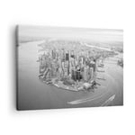 Impression sur Toile 70x50cm Tableaux Image Photo New York Paysage Architecture