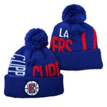 Hanbei Chapeau Tricoté Unisexe Hiver Casquettes Hat Lakers/Nets/Clippers/Bucks Fans Caps Chapeau de Basket-Ball Ski en Plein Air Sports Cap Pompon Bonnet Casquettes