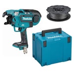 MAKITA MACHINES Pince a ligaturer Li-ion 18 V DTR180ZJ (Machine Nue) + Lot de 50 bobines fil à 199137-9 Ø 0.8 mm