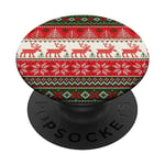 Cute Christmas Pop Socket for Phone Ugly Sweater Christmas PopSockets Swappable PopGrip