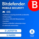 Bitdefender Mobile Security_Ios 1-vuosi 3-laitetta