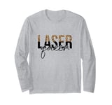 Laser Queen Hair Removal Aesthetician Laser Tech Long Sleeve T-Shirt