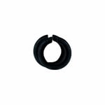 Tibelec - Lot de 2 bagues abat-jour B22 / E14 plastique, noir