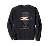 A Funny Costume of a Sneaky Soldier for Ninjas Lovers Sweatshirt