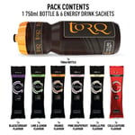 Torq Hydration 750ml Bottle Sample Pack - 6 Drinks (1 X Flavours) / Black Orange Black/Orange