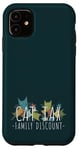 Coque pour iPhone 11 Cat Tax Family Discount! Social Media Meme Fun