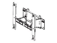 Samsung WMN4270SD - Monteringssett (støttevinkel, 2 braketter) - for LCD-skjerm - skjermstørrelse: 40-55 - monteringsgrensesnitt: 400 x 400 mm - veggmonterbar - for Samsung DE46, DE55, ED46, ED55, LE46, LE55, MD46, MD55, ME46, ME55, PE46, PE55, UE46, UE55