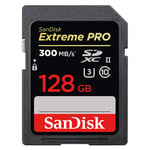 SanDisk SDXC Extreme Pro 128GB UHS-II U3 300/260MB/s Class 10