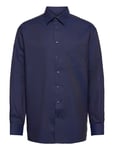 Eton Men's Shirt: Business Casual Satin Blå