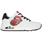 Baskets Skechers  BASKETS  UNO ROLLING STONES BLANC