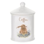 Wrendale Designs Coffee Canister (Hare) 10cm Dia14,5cm H (