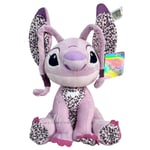 Angel Tapetenborte Moyen 33 CM Peluche Avec Son Disney 100 Ans Stitch Rose